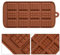Selecto Bake 1 PCS Moule Silicone Chocolat, Moule Mini Tablette 12 Cavités Pieces en Chocolat Facile à Démouler pour Chocolats Maison, Pralines, Bonbon, Gaufres, Décoration de Gateau