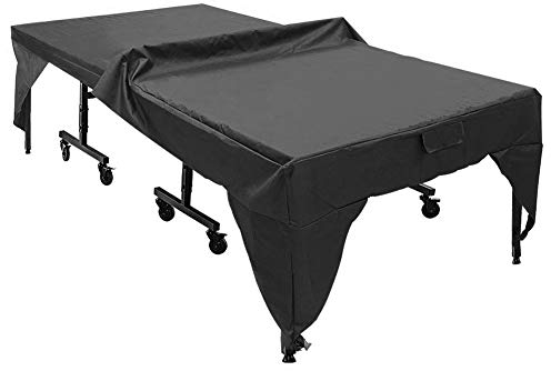 Funda Protectora para Mesa de Ping Pong, Protector de Mesa de Ping Pong Impermeable a Prueba de Polvo para Interior y Exterior, Negro (280 x 153 x 73cm)