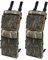 Verve Jelly Motorcycle Tail Bag Waterproof Luggage Bag,2pcs ATV Beach Cars Storage Bag, Dual Zipper Pocket Fuel Tank Case Black Oxford Cloth Universal for Quad Bike Snowmobile Scooter