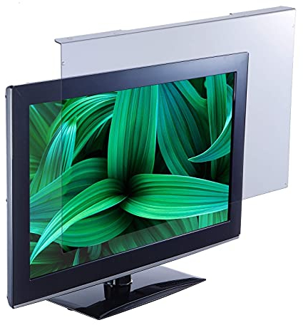 Filtro de Pantalla de TV de 22 Pulgadas, Antideslumbrante y Antideslumbrante, Protección Ocular Anti-UV, Diseñado para LCD, DIRIGIÓ, 4K OLED, QLED Easy On/Off y Acrílico Removible