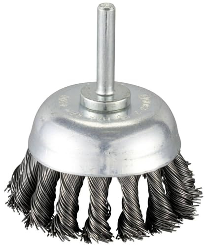 Makita Topfbürste mit Rundschaft (Größe 63 mm, zur Bearbeitung von Stahl)