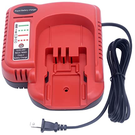 BDFC240 9.6V-24V Battery Charger for Black & Decker 18V 14.4V 12V 9.6V 24V Firestorm Battery NiCad & NiMh HPB18-OPE HPB18 HPB14 HPB12 HPB96 HPB24 244760-00 A1718 FS180BX FS18C FS18FL FSB18
