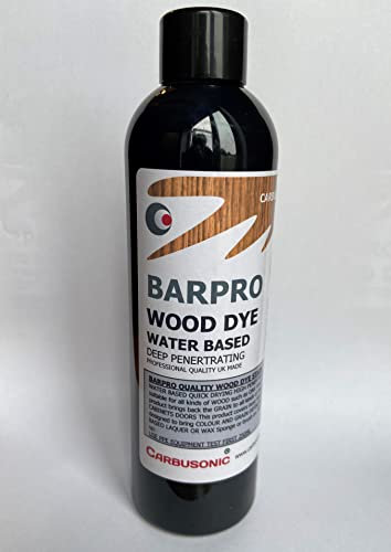 Carbusonic Barpro Wood Stain dye Water Based Professional Quality pigments for All Wood Types 250ml (Antique Pine)
