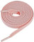 CCSOFTIME 2 Paire Lacets Rose Pale pour Baskets,8mm Largeur Lacets Chaussures Rose Clair Plat pour Converse Chucks Nike Air Force Puma Enfants,75CM