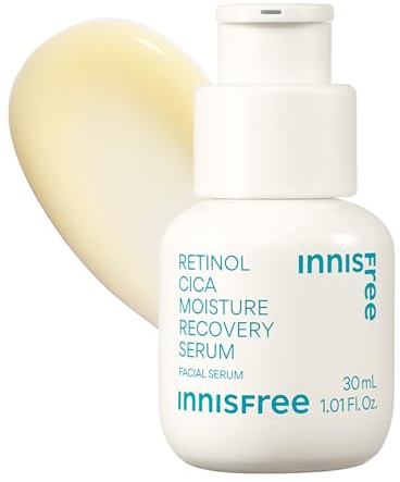 innisfree Retinol Cica Moisture Recovery Serum: Soothing and Hydrating, Visibly Improve Skin Elasticity and Firmness.