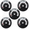 EpheyFIF 5 pcs Magnetisches Thermometer Für Brenner Und Ofen, Thermometer Ofenrohr Holzofen Thermometer Kaminofen Ofenthermometer Herd Thermometer Rohr Messgerät Kaminofen Für Schornstein Rohrkamin
