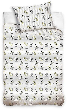 Carbotex Snoopy Peanuts SNO213021 Babybettwäsche 100x135 cm