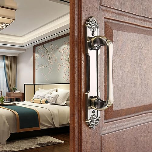 YQOLG87 Antike Griffe,Ziehen aus Bronze-Zink-Legierung,Vintage-Schrank Schublade Handgriffe,für Küche Schlafzimmer Schrank Garderobe Kommode Mit Schraub-2Stück,118mm(4.6in)-Bronze