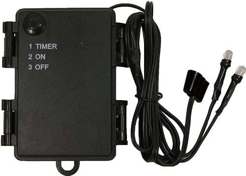 FADEDA Batteriebox f. 3X AA, für 1 Stecker +2 LED/Höhe:100 cm/handbemalt/detailgetreue Krippen Figuren - Weihnachten Tisch Dekoration Krippe Zubehör