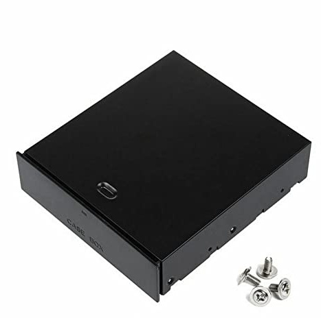 Graootoly Desktop Storage Box Organizer Drawer Optical Drives 5.25Inch Front Panel Storage Holders & Racks for Desktop PC Computer