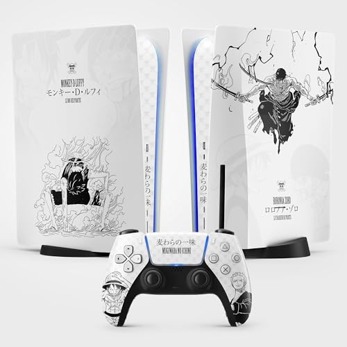 PS5 Skin Gear 1 Sticker, Aufkleber für Playstation 5, Konsole und Controller, Disc Standard Edition
