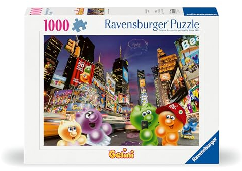 Ravensburger Puzzle 12000575 - Gelini am Times Square - 1000 Teile Puzzle für Erwachsene und Kinder ab 14 Jahren,