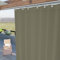 Byour3 -Tende Impermeabili Per Esterno Con Anelli In Metallo A Caduta Antimuffa - Tende Laterali Gazebo Oscuranti Tenda Parasole Per Terrazzo Balcone Tela Solare Frangivista (Tabacco, L.300x290H)