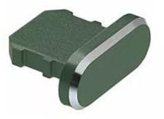 FPC Midnight Green - Lightning Port Metal Charging Dock Anti Dust Protection Cover Plug Cap, Compatible with iPhone 14/13 / 12/11 / PRO/MAX/MINI/XR/XS/X / 8/7 / 6S / 6 / SE / 5S / 5C / 5