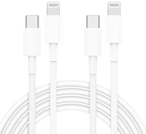 iPhone 14 13 Fast Charger Cable, USB C to Lightning Cable 3M 2Pack for iPhone 14 Pro Max/13 mini/12 Pro/11/XS/XR/8/iPad/Air Pod/iPad Air 2, Type C Port Support Quick iPhone Charging Lead Wire 10ft