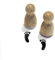Stemplino® Stempel - Motiv: 2er Set Fußabdruck - 2 Stempel linker und rechter Fuß - Holzstempel Wichtelfüße Stempel Wichtelzubehör Wichtel Spuren (12mm) F83+F84