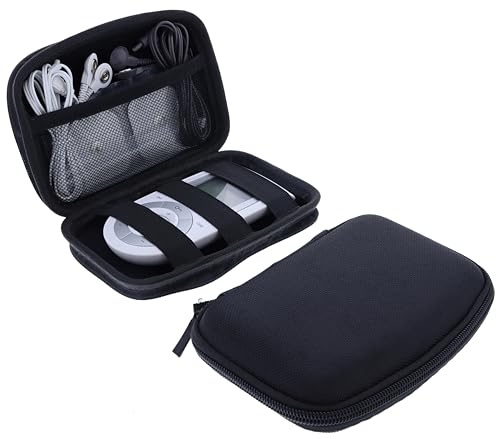 foto-kontor Tasche kompatibel mit Sanitas SEM 43 EMS/TENS Aufbewahrungstasche für Reizstromgerät Schutz Tragbar Hart Reise Zubehör Case Aufbewahrung Etui Hülle Organizerschwarz