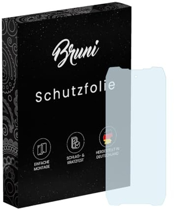 Bruni Schutzfolie kompatibel mit Oscal Pilot 1 Folie, glasklare Displayschutzfolie (2X)