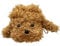 ARTIBETTER 1pc Plush Dog Earphone Sleeve - Cute Cartoon Dog Shape Protective Case for Wireless Earphones, Compatible with IPhone, Brown Plush Cover for Autumn Winter Use