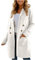 TTFDJG Damenjacken Für Den Übergang Frühlingsjacke Damen Elegant Damen Mantel Übergang Damen Trenchcoat Lange Jacke Gefütterte Jacke Damen Winterjacken Für Damen Lang Pullover Jacke Damen