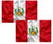 2 Banderas de Perú, Bandera 90cm x 150cm, Bandera Grande con Trabilla para Mástil y Cordones para Sujetar, Bandera Ligera, Bandera para Deportes, Fútbol, Edificios (Perú 2ud)