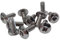 M4 x 10mm TV & Monitor Mounting Screws – Pack of 10 | Nickel-Plated Steel, Pan Head