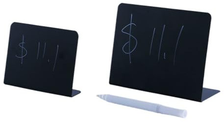 YZDKR Pizarras Mini Blackboard Signs - Easy To Write and Wipe out - For Liquid Chalk Markers For Party(Small Size)