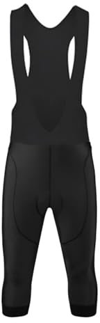 MITINGER Radlerhose Herren Schwarze Herren-Radsport-Trägerhose, Sommer, 19D-Gel-Pad, MTB-Fahrradhose, 3/4-Hose, Shorts im Freien, große MTB-Fahrradhose(Black Shorts,L)