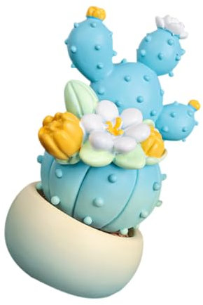 ELAYARD Figura de Cactus de Decoración de Escritorio y Tablero de Adorno de Cactus Miniatura Hogar y Oficina y Detalles Elaborados