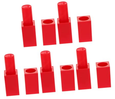 PACKOVE Tubos Vacíos de Bálsamo Labial Succión Magnética, 5 Unidades, ABS Reutilizables para Rellenar Tinte Labial DIY