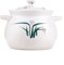 HAJHI Cazuela Barro Llama Abierta Estilo Chino Pintada A Mano Dutch Oven con Tapa Cocina Cocotte Gachas Guisado Pollo(2.1L)