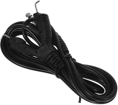 WRITWAA Silicone Copper Wire Heavy Duty Power Supply Cable for Black Standard Mono Plug Connection