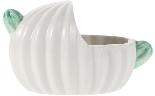 Hohopeti Ceramic Hamster Bath Tub Container Small Pet Bathroom Decor for Hamsters Chinchillas