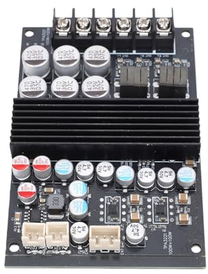 Luocute Kit de Placa Amplificadora de Potencia, 200 W Mono, 100 W Estéreo Hi-Fi con Graves Mejorados y Calidad de Sonido Pura, Amplificador de Estéreo Hi-Fi para Sistemas de y Sonido