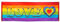 Boland 44727 - Deko-Banner Regenbogen Love, Größe 74 x 220 cm, Dekoration, CSD, Karneval, Mottoparty