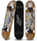 Sefulim Skateboard Mädchen Skateboard Erwachsene Komplett Mit ABEC-7 Kugellager und 95A Rollenhärte Stabil PU-Rollen (Motorradmuster)