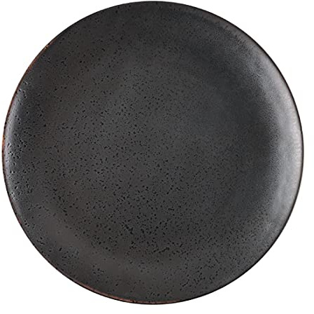 Olympia Fusion Porcelain Round Coupe Plate 270mm 10.6, Pack of 4 | Chip-resistant rolled edges protect against busy catering damage, offering robust durability for daily professional use.
