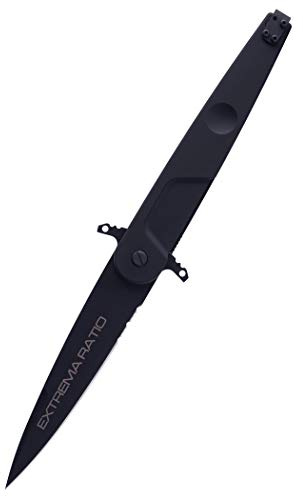 Extrema Ratio Taschenmesser BD4 Lucky, Schwarz, BÖHLER STEEL N690 (58HRC)