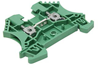 2X 1020090000 WDU 2.5 GN Verbinder: Schienen- 2,5mm2 Wege: 1 Klemmen: 2 grün B: