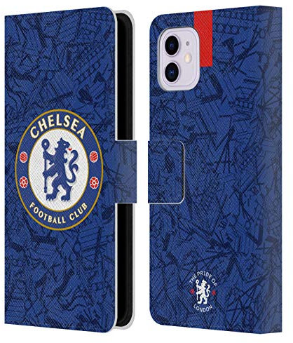 Head Case Designs Officially Licensed Chelsea Football Club Home 2019/20 Kit Leather Flip Case Compatible With Apple iPhone 11