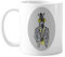 Vasos amarillos Pinto Grey Popular Animal Taza cerámica cerámica café porcelana vajilla