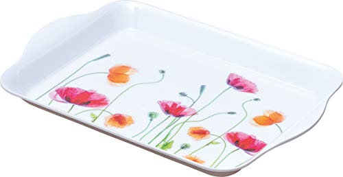 St Helens Home & Garden Melamine Serving Tray (Flowers)