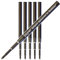 Jaymo Replacement for Montblanc 128211 - Measures 3.875 in / 98 mm Long - Ballpoint Pen Refill - 6 Black