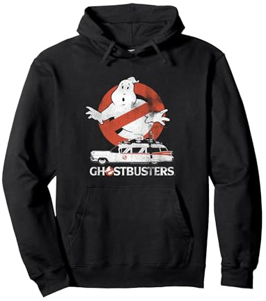 Ghostbusters No Ghost with Ecto Vector Pullover Hoodie