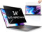 Peslv 14 Inch Laptop Privacy Screen Compatible with Lenovo Hp Dell Acer Asus Thinkpad Envy Xps Computer 16:10 Aspect, Removable Anti Glare Blue Light Filter Protector, 14inch Monitor Security Shield