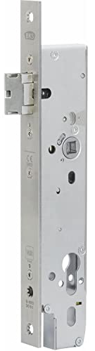 BKS B-19700-00-U-8 Fluchttürschloss Selbstverriegelndes Türschloss DM35, elektrisch kuppelbares Schloss für 1 Türflügel Edelstahl 1970, Silber