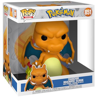 Funko POP! Jumbo: Pokemon - Charizard - Collectable Vinyl Figure - Gift Idea - Official Merchandise - Toys for Kids & Adults - Video Games Fans - Model Figure for Collectors and Display