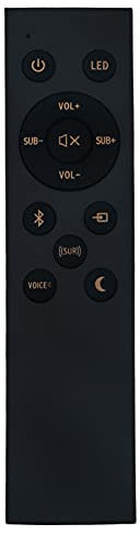 New 1067744 Remote Control Replacement - 1067744 Soundbar Replace Remote Control fit for KLIPSCH 1067744 R-4B II R4BII R-4BII for Klipsch Cinema 400 2.1 Sound Bar Home Theater System Remote Controller