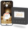 Digital Proframmable Thermostat for Electric Floor Heating Underfloor Heating Thermostat Smart Temperature Controller Black with WIFI