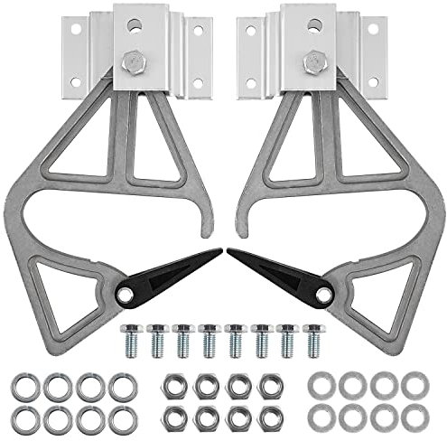 2PCS Extension Ladder Locks for Werner 28-11, Aluminum Rung Ladder Lock Kit, Extension Ladder Accessories Compatible with Werner 24ft,28ft,32ft Extension Ladders(Gray)
